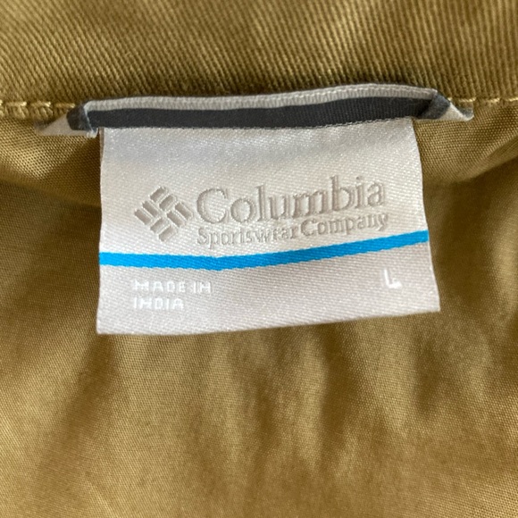 Columbia Mens Tummil Pines Field Jacket Khaki Like New Sz L - Picture 4 of 4